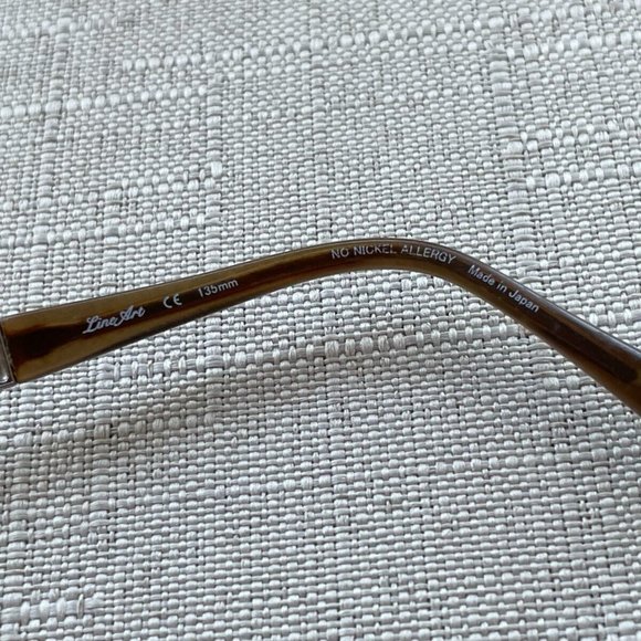 Charmant Women Eyeglasses Line Art Excellence Titan Half Rim Glasses Made Japan - Picture 11 of 12